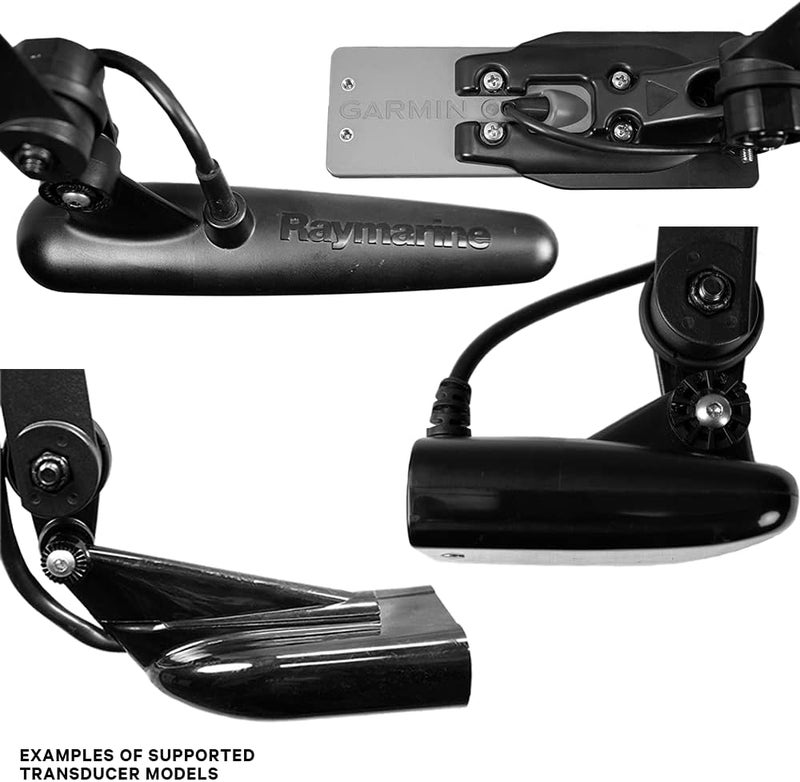 YakAttack Switchblade Transducer Mount | Track Mount Fish Finder Arm for Kayaks | 25.75" Adjustable Deployment Arm | Low Profile & Hydrodynamic | Built for Saltwater Use | Made in USA - Image 5